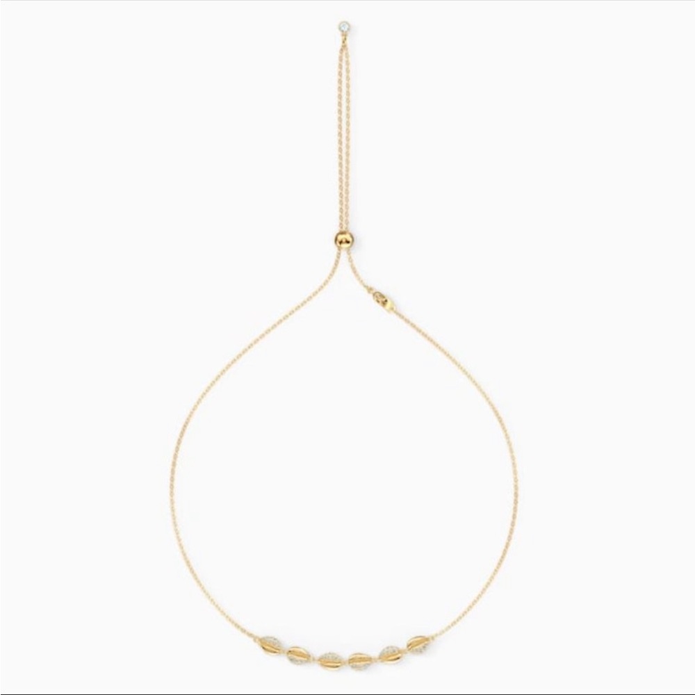 Swarovski shell chooker necklaces